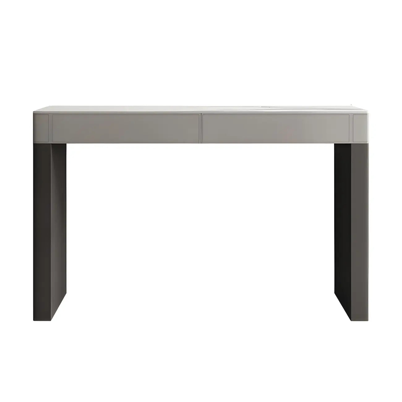 Modern Beige Orange Stone Top Wooden Drawer Bar Tables