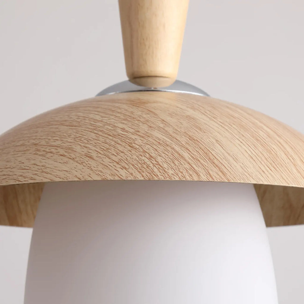 3-Light Modern Wood Island Pendant Lights for Kitchen