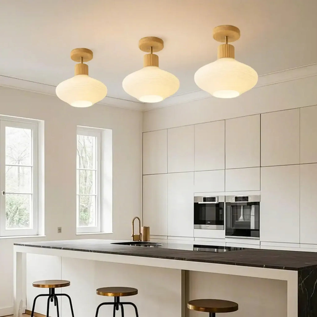 5 to 9 Inch Modern Semi Flush Ceiling Light for Living Room