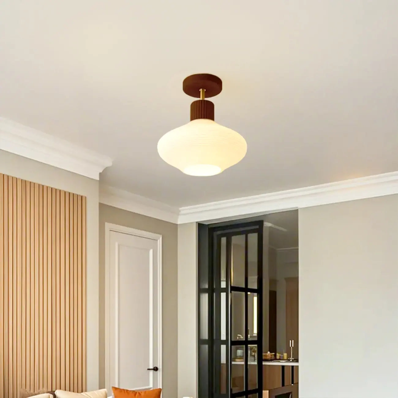 5 to 9 Inch Modern Semi Flush Ceiling Light for Living Room