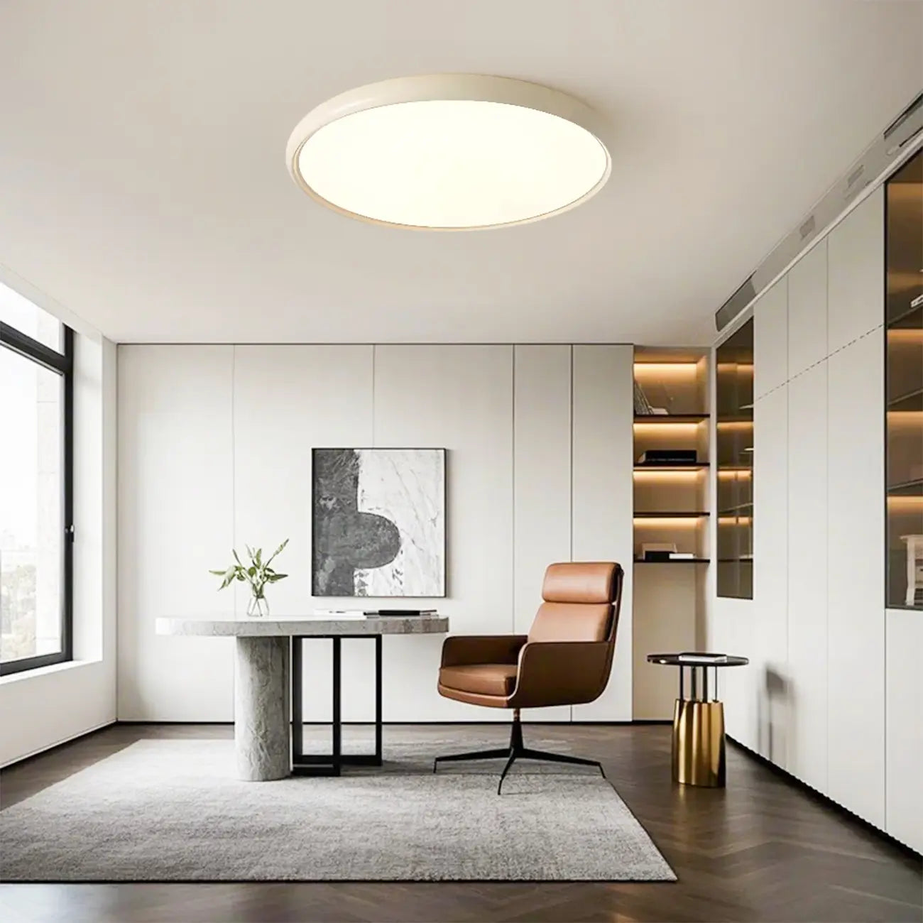 Dimmable Acrylic Round LED Ceiling Light for Residential Use