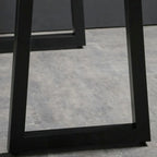 Industrial Brown Wood and Iron Structure Bar Tables