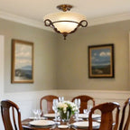 Contemporary 3-Light Ceiling Lamp for Living Room Decor