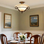 Contemporary 3-Light Ceiling Lamp for Living Room Decor