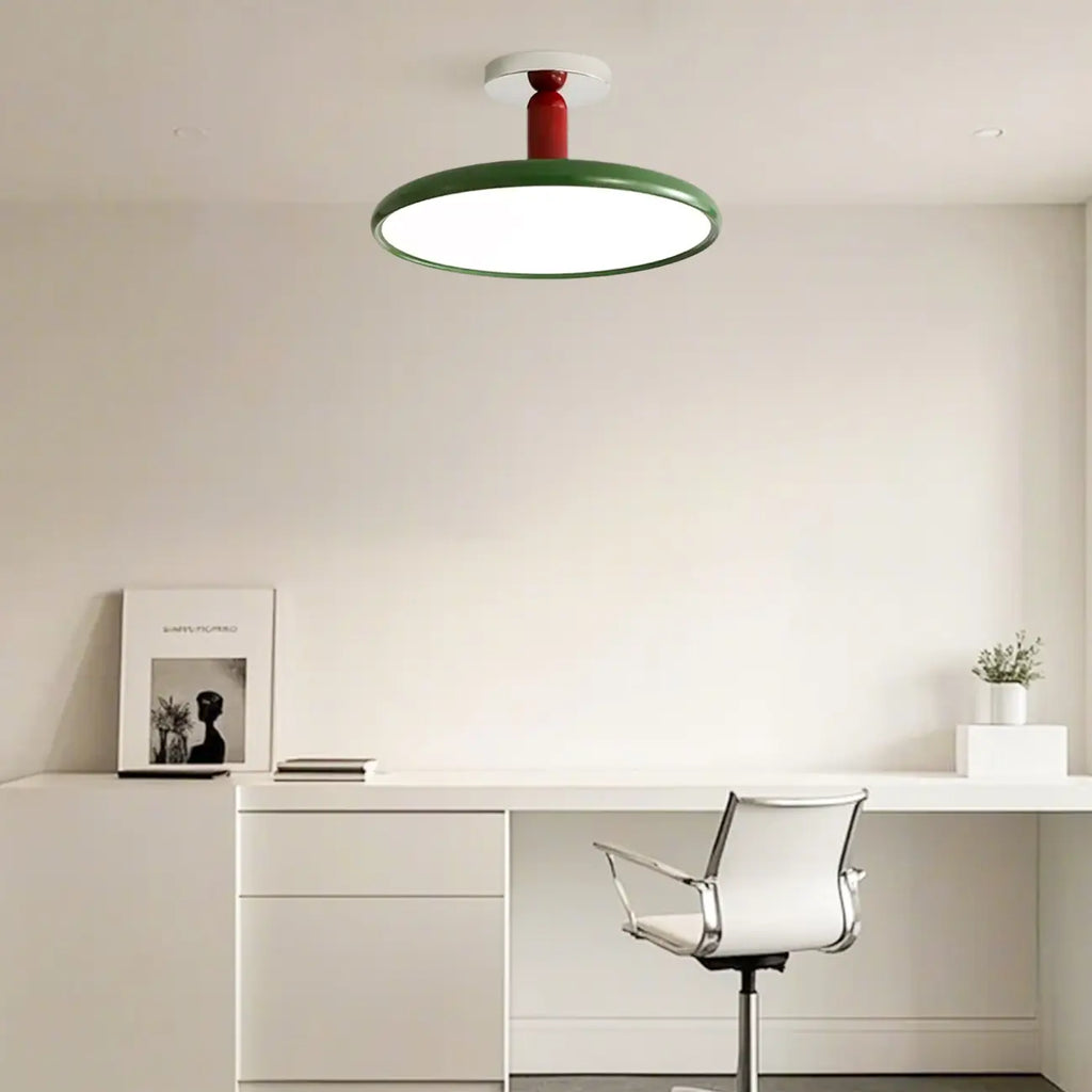 1 Dimmable LED Semi Flush Ceiling Light for Residential Use