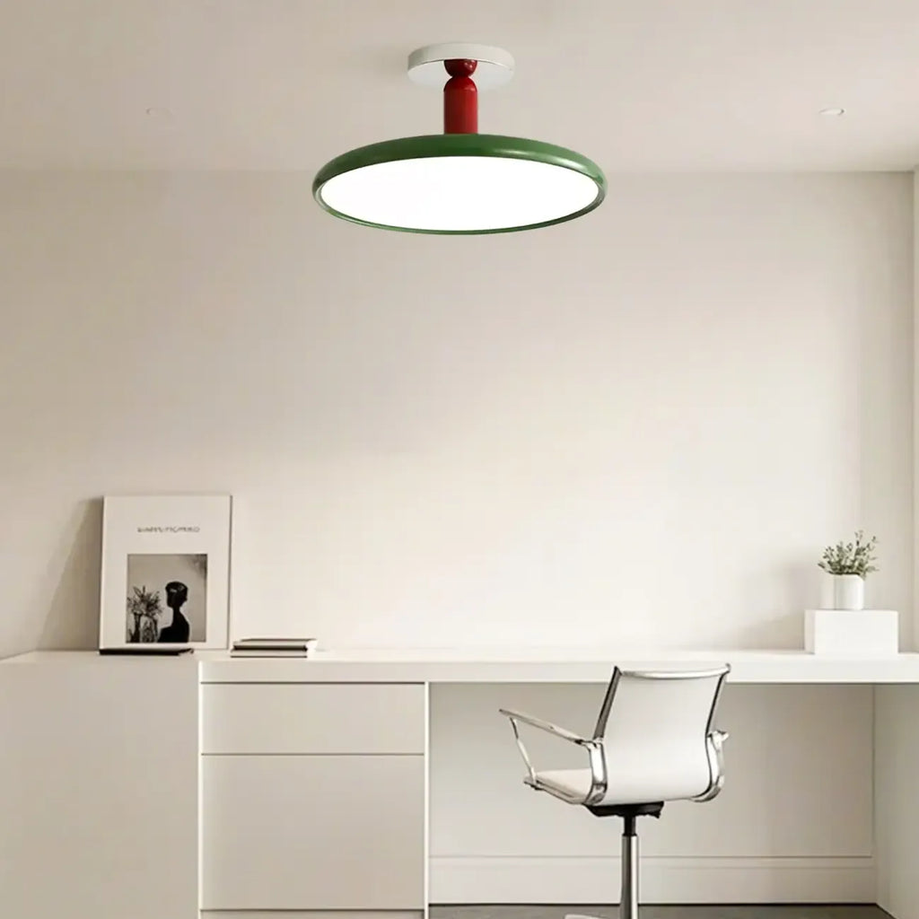 1 Dimmable LED Semi Flush Ceiling Light for Residential Use