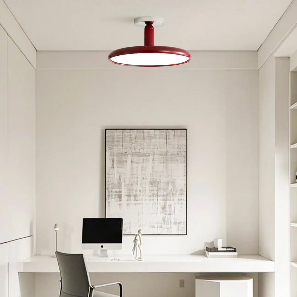 1 Dimmable LED Semi Flush Ceiling Light for Residential Use