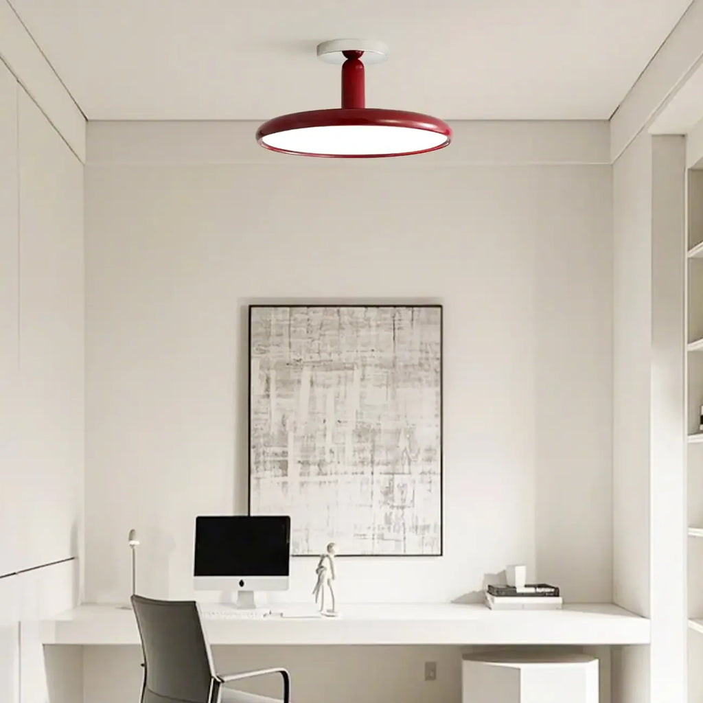 1 Dimmable LED Semi Flush Ceiling Light for Residential Use