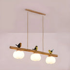 Adjustable Modern Bamboo Flower Island Pendant Light