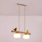 Adjustable Modern Bamboo Flower Island Pendant Light