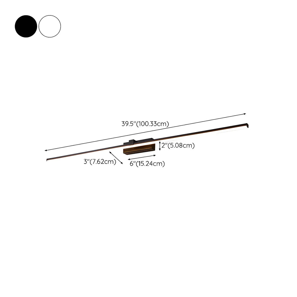 Bathroom Long Linear Silica Gel Vanity Light Fixture