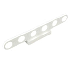 6-Light White Acrylic LED Bar Vanity Light for Bathroom