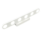 6-Light White Acrylic LED Bar Vanity Light for Bathroom