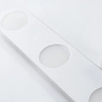 6-Light White Acrylic LED Bar Vanity Light for Bathroom