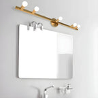 Elegant Metal Vanity Light with Geometric Shape for Bathroom