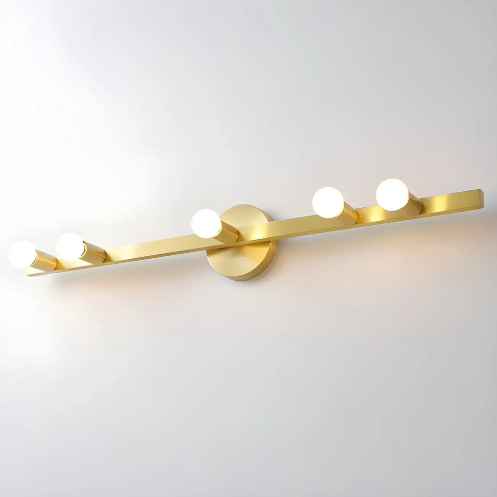Elegant Metal Vanity Light with Geometric Shape for Bathroom
