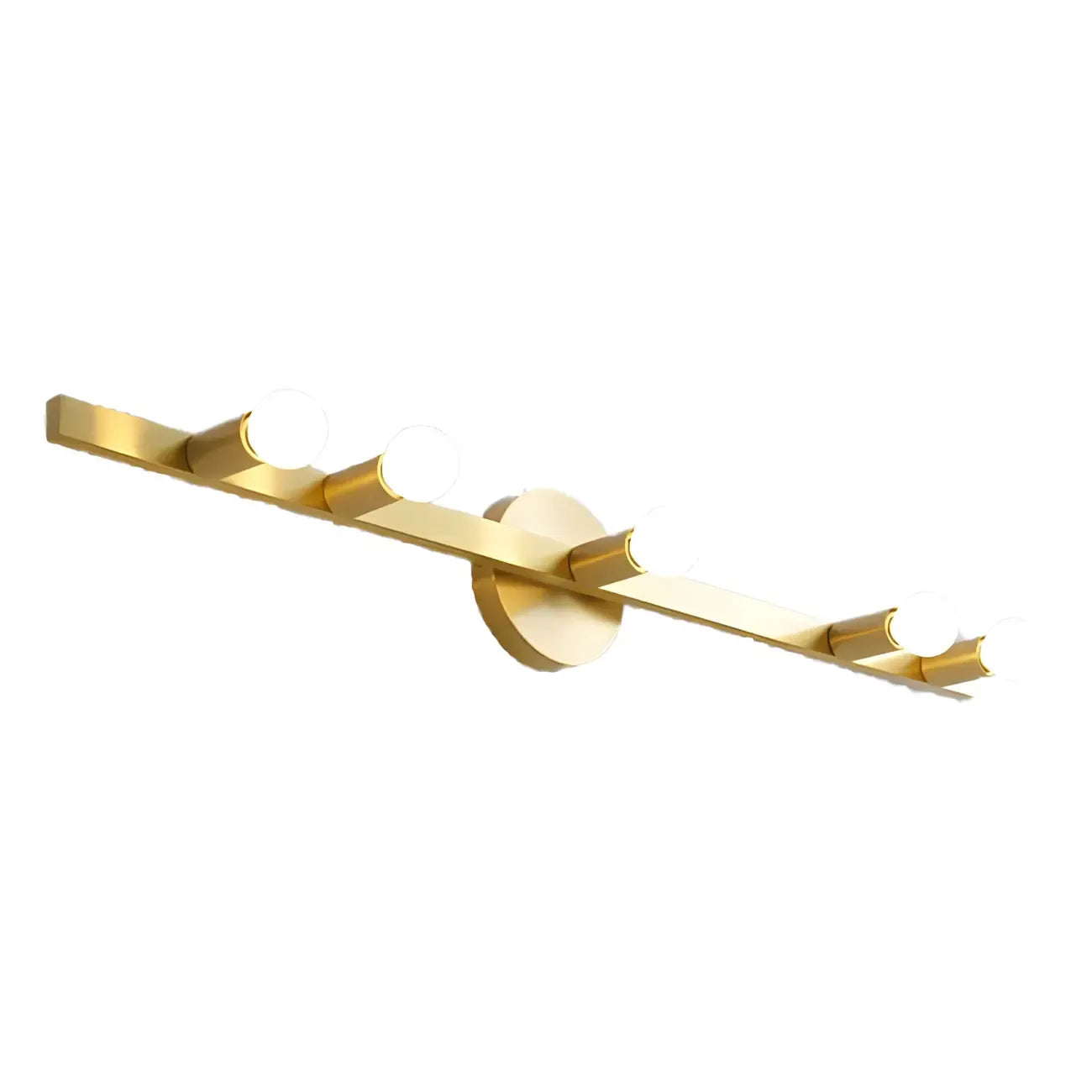 Elegant Metal Vanity Light with Geometric Shape for Bathroom