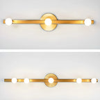 Elegant Metal Vanity Light with Geometric Shape for Bathroom