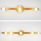 Elegant Metal Vanity Light with Geometric Shape for Bathroom
