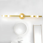 Elegant Metal Vanity Light with Geometric Shape for Bathroom