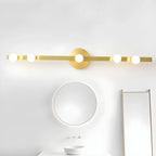 Elegant Metal Vanity Light with Geometric Shape for Bathroom