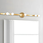Elegant Metal Vanity Light with Geometric Shape for Bathroom