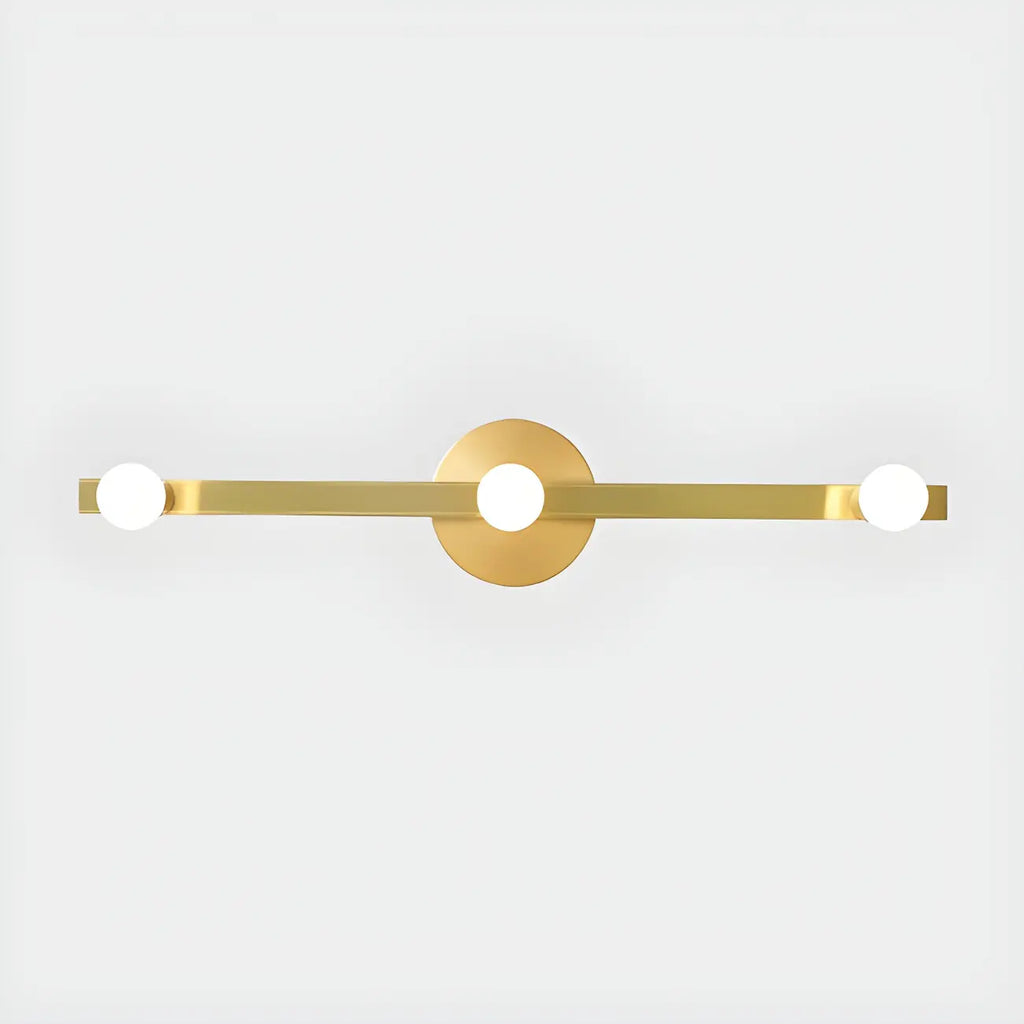 Elegant Metal Vanity Light with Geometric Shape for Bathroom