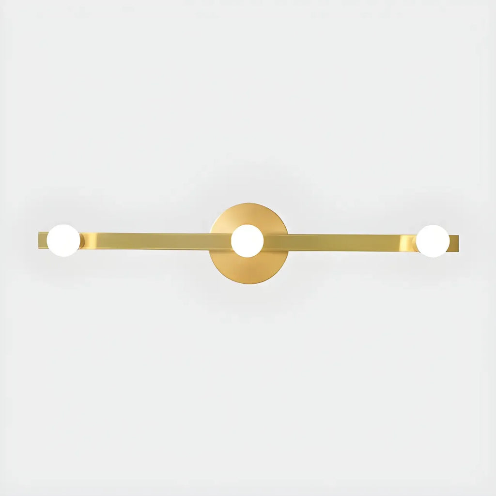 Elegant Metal Vanity Light with Geometric Shape for Bathroom