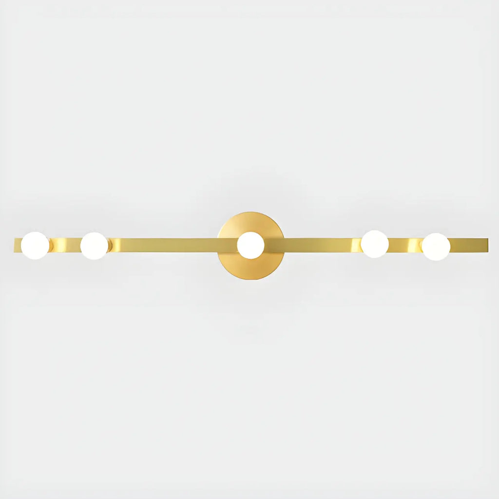 Elegant Metal Vanity Light with Geometric Shape for Bathroom