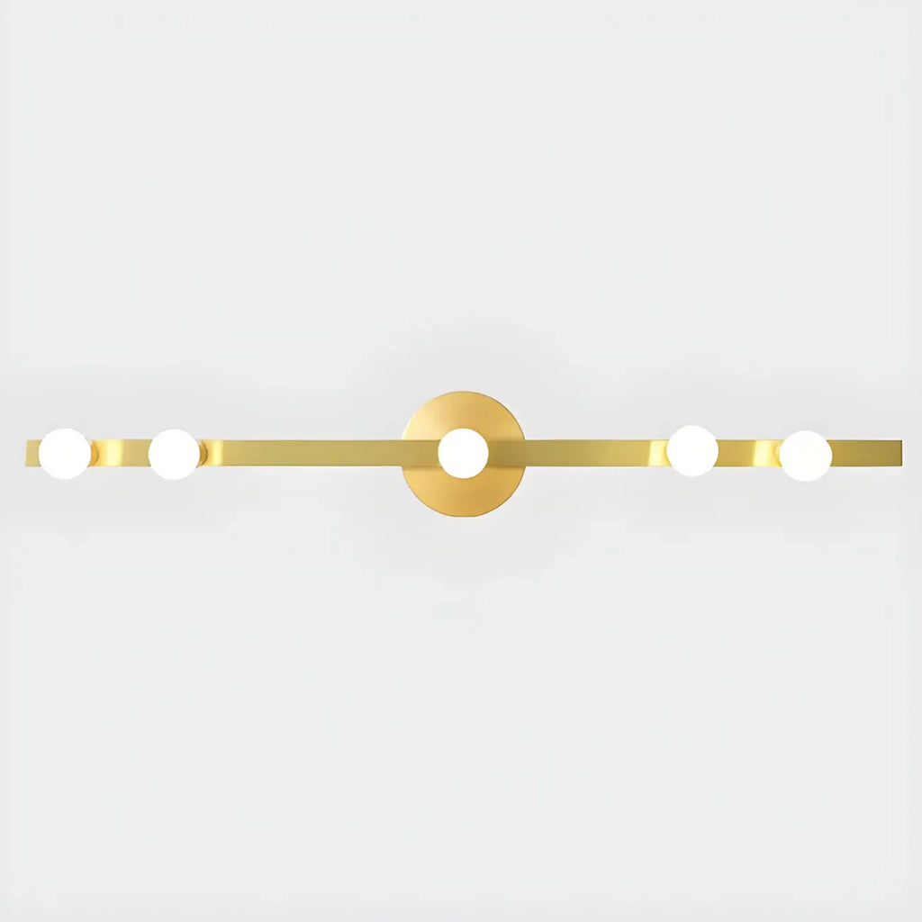 Elegant Metal Vanity Light with Geometric Shape for Bathroom