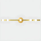 Elegant Metal Vanity Light with Geometric Shape for Bathroom