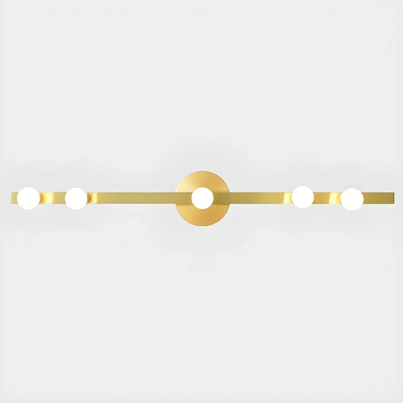 Elegant Metal Vanity Light with Geometric Shape for Bathroom