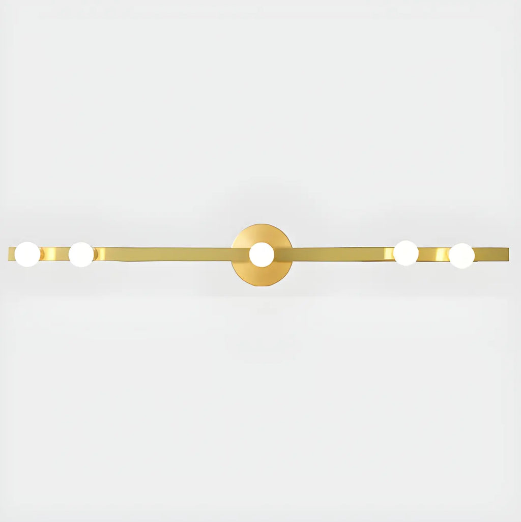 Elegant Metal Vanity Light with Geometric Shape for Bathroom