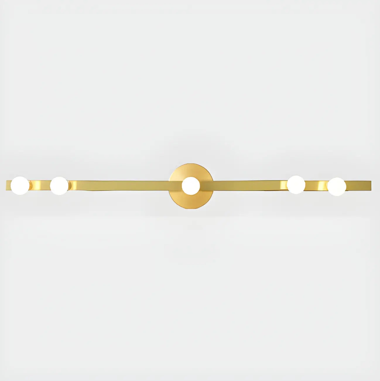Elegant Metal Vanity Light with Geometric Shape for Bathroom