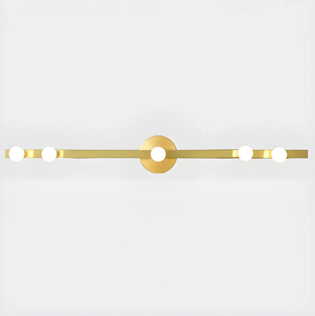 Elegant Metal Vanity Light with Geometric Shape for Bathroom