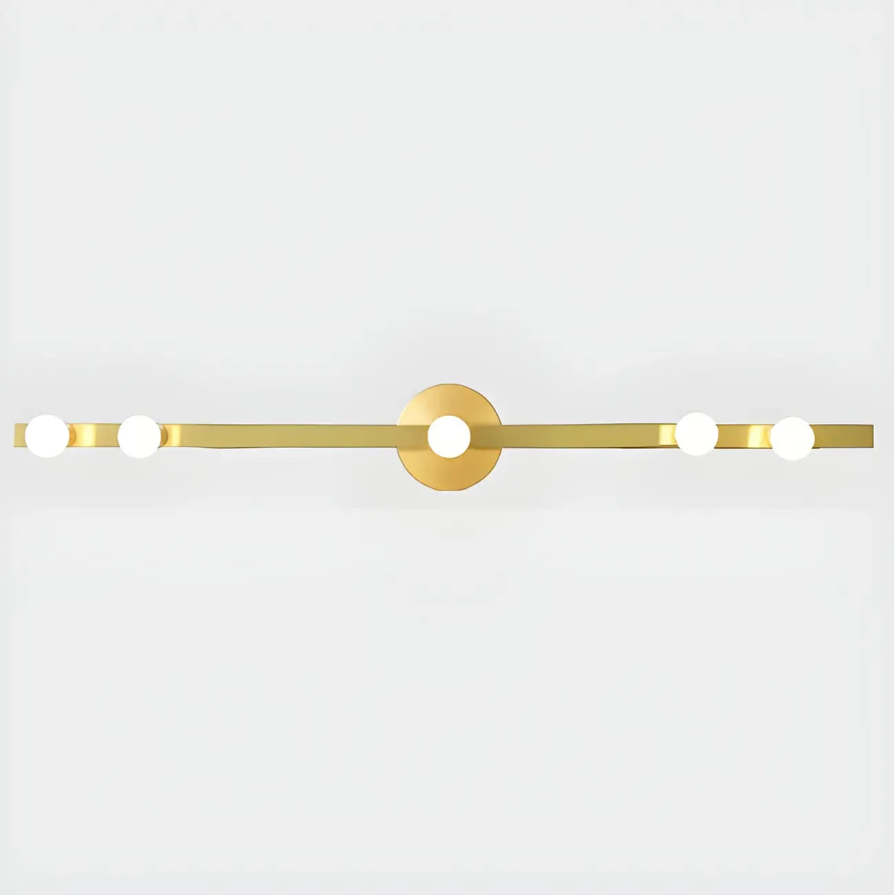 Elegant Metal Vanity Light with Geometric Shape for Bathroom