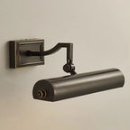 Classic Metal Tube Vanity Light with Copper Shade for Bathroom