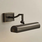 Classic Metal Tube Vanity Light with Copper Shade for Bathroom
