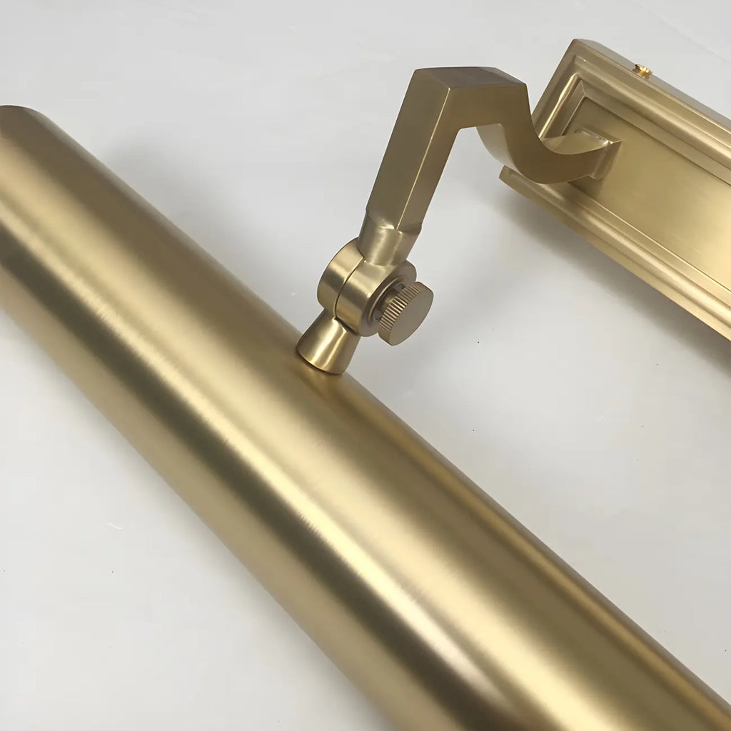 Classic Metal Tube Vanity Light with Copper Shade for Bathroom