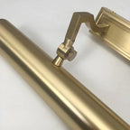 Classic Metal Tube Vanity Light with Copper Shade for Bathroom