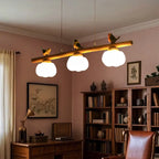 Adjustable Modern Bamboo Flower Island Pendant Light