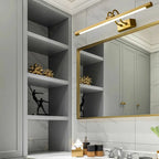 Classic Metal Tube Vanity Light with Integrated LED for Bathroom