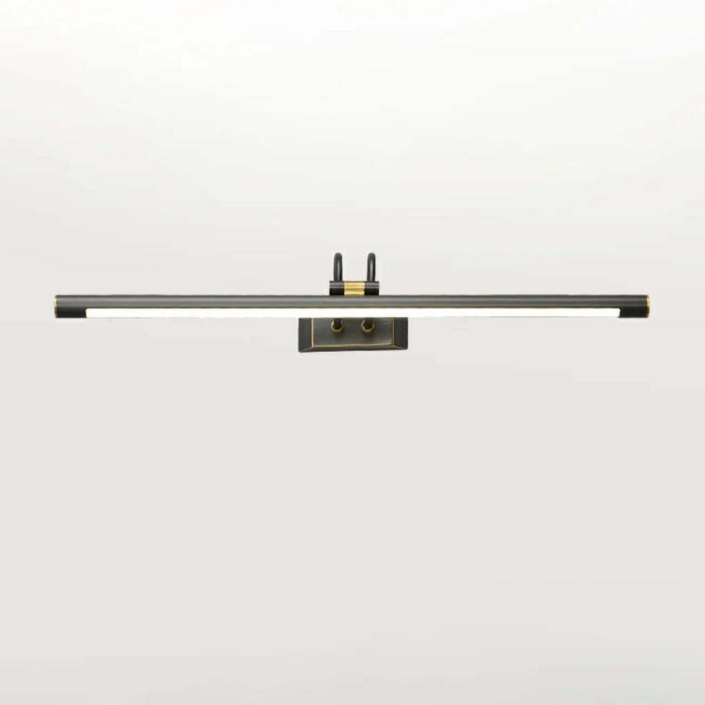 Classic Metal Tube Vanity Light with Integrated LED for Bathroom