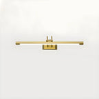 Classic Metal Tube Vanity Light with Integrated LED for Bathroom