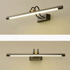 Classic Metal Tube Vanity Light with Integrated LED for Bathroom