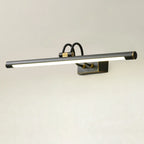 Classic Metal Tube Vanity Light with Integrated LED for Bathroom