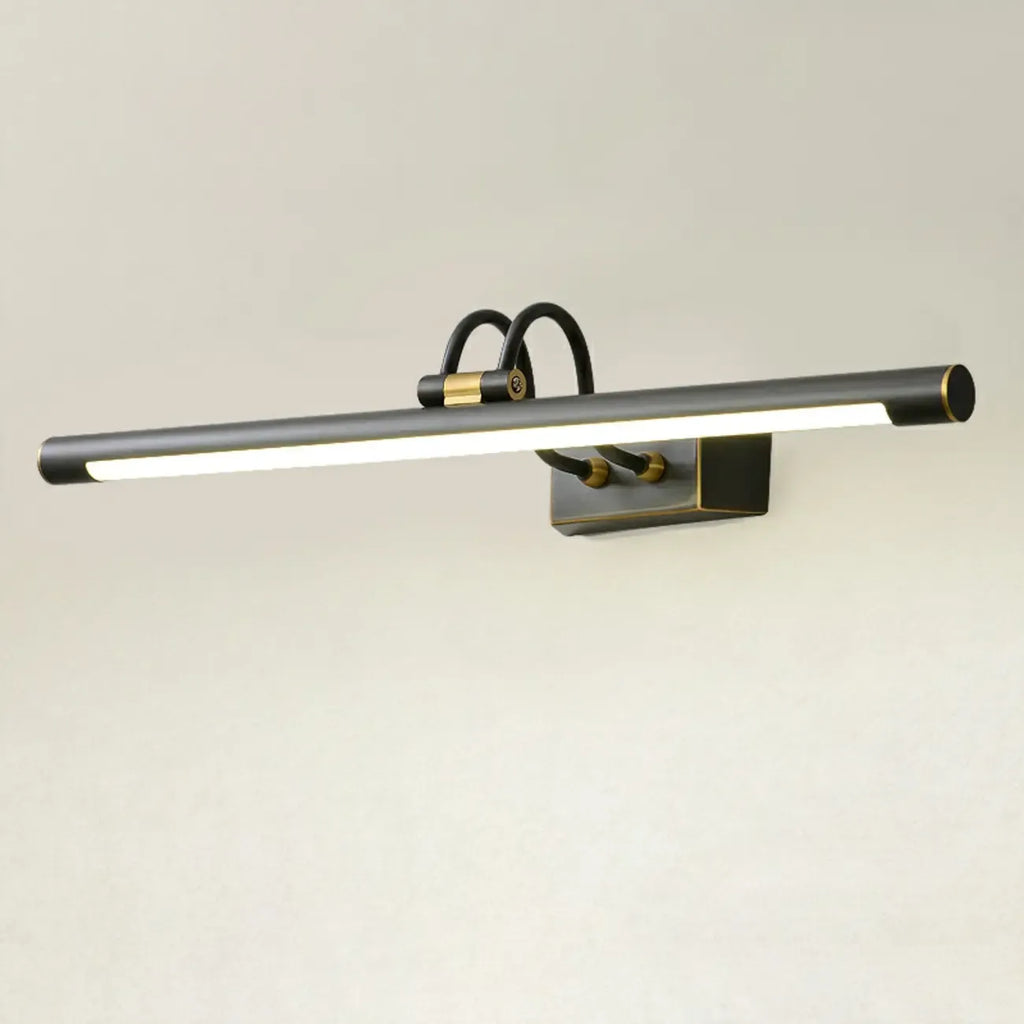 Classic Metal Tube Vanity Light with Integrated LED for Bathroom