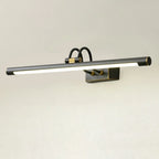 Classic Metal Tube Vanity Light with Integrated LED for Bathroom