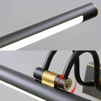 Classic Metal Tube Vanity Light with Integrated LED for Bathroom