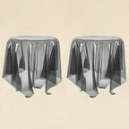 Scandinavian Clear Acrylic Round End Table